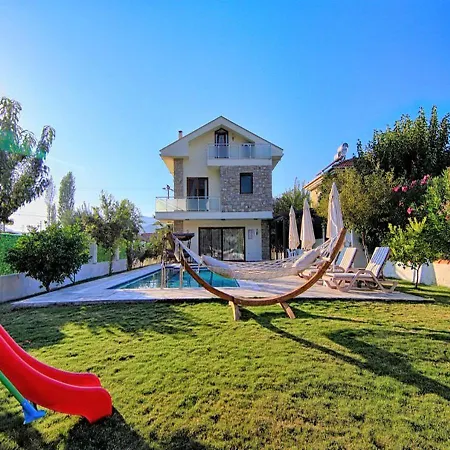 فيلة With Jacuzzi And Children's Play Area For 10 People In Mugla, - Awz170 فتحية